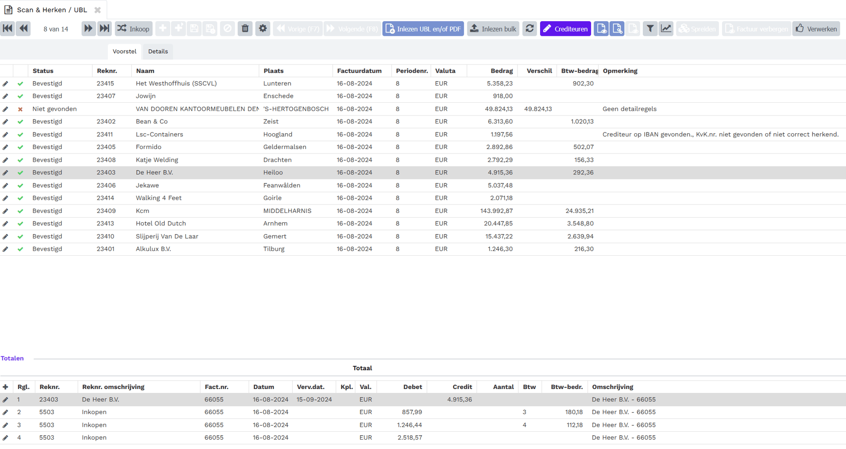 Taken | Scan en Herken UBL